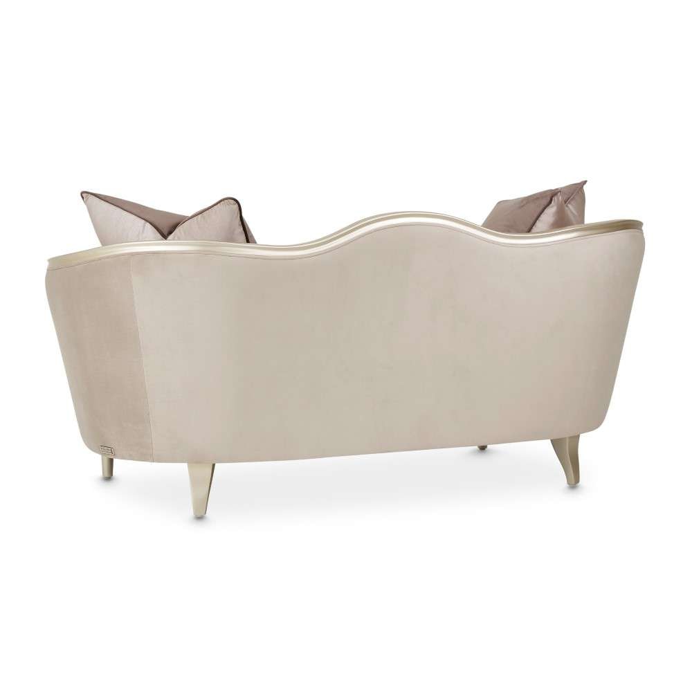 AICO by Michael Amini - Villa Cherie Loveseat - Porcini/Hazelnut - N9008825-PRCNI-410 veiw 3