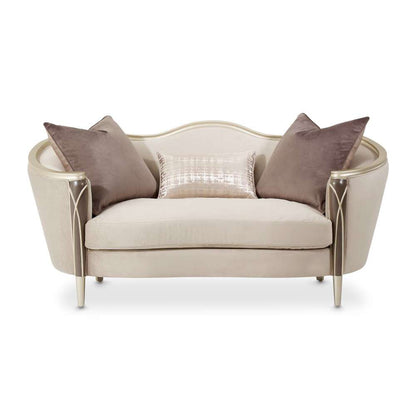 AICO by Michael Amini - Villa Cherie Loveseat - Porcini/Hazelnut - N9008825-PRCNI-410 veiw 7