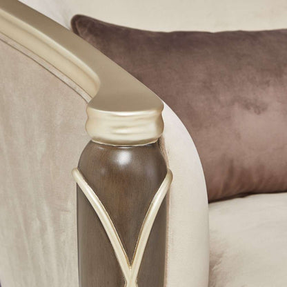 AICO by Michael Amini - Villa Cherie Matching Chair - Porcini/Hazelnut - N9008835-PRCNI-410 veiw 5