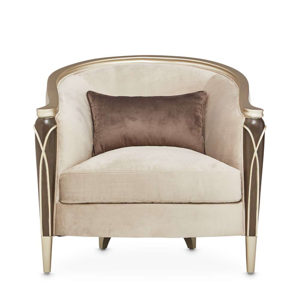 AICO by Michael Amini - Villa Cherie Matching Chair - Porcini/Hazelnut - N9008835-PRCNI-410 veiw 6