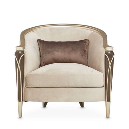 AICO by Michael Amini - Villa Cherie Matching Chair - Porcini/Hazelnut - N9008835-PRCNI-410 veiw 6