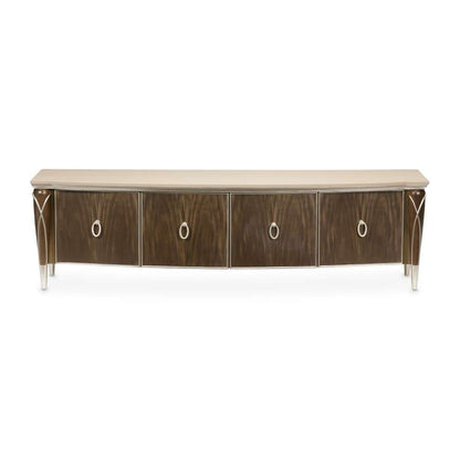 AICO by Michael Amini - VillaÂ Cherie Media Cabinet - Hazelnut - N9008081-410 veiw 2