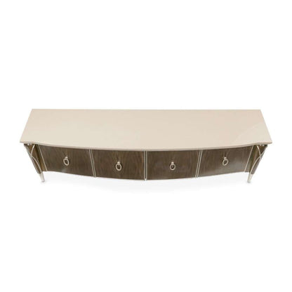 AICO by Michael Amini - VillaÂ Cherie Media Cabinet - Hazelnut - N9008081-410 veiw 4