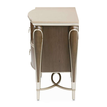 AICO by Michael Amini - VillaÂ Cherie Nightstand - Hazelnut - N9008040-410 veiw 3