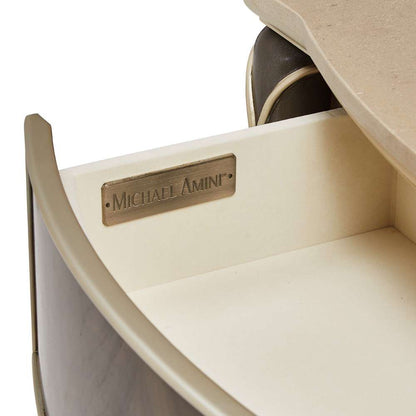 AICO by Michael Amini - VillaÂ Cherie Nightstand - Hazelnut - N9008040-410 veiw 8