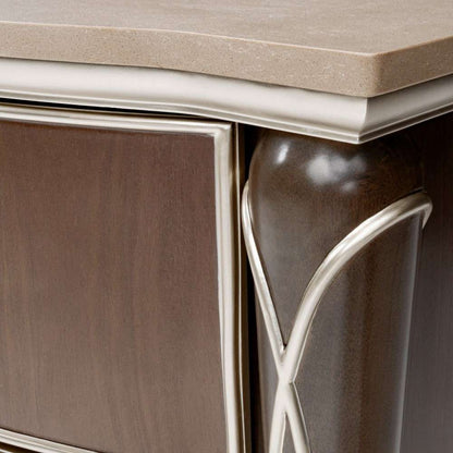 AICO by Michael Amini - VillaÂ Cherie Nightstand - Hazelnut - N9008040-410 veiw 9