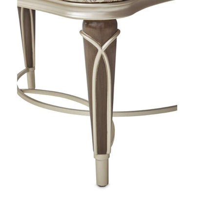 AICO by Michael Amini - Villa Cherie Ottoman - Bisque/Hazelnut - N9008875-BISQU-410 veiw 5