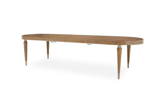 AICO by Michael Amini - Villa Cherie Oval Dining Table - Caramel - N9008000-134 veiw 1