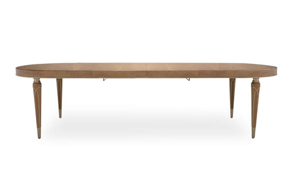 AICO by Michael Amini - Villa Cherie Oval Dining Table - Caramel - N9008000-134 veiw 2