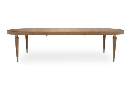 AICO by Michael Amini - Villa Cherie Oval Dining Table - Caramel - N9008000-134 veiw 2