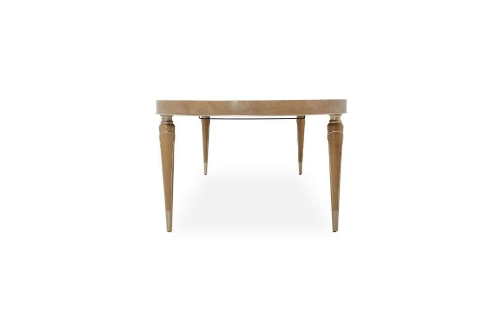 AICO by Michael Amini - Villa Cherie Oval Dining Table - Caramel - N9008000-134 veiw 3