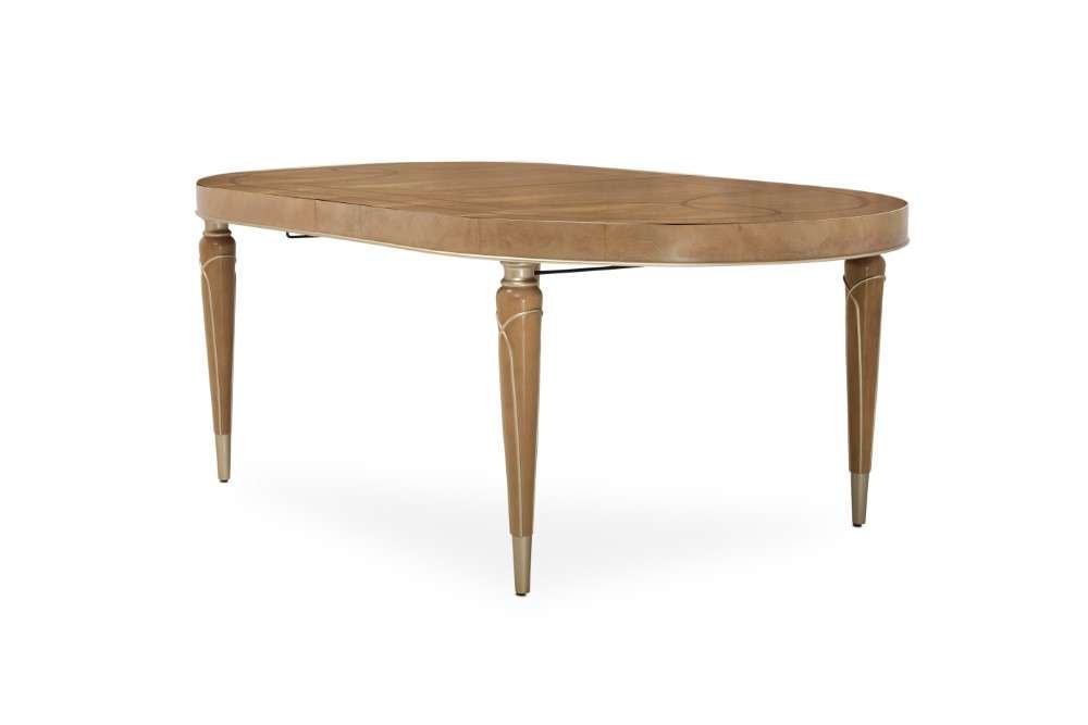AICO by Michael Amini - Villa Cherie Oval Dining Table - Caramel - N9008000-134 veiw 4