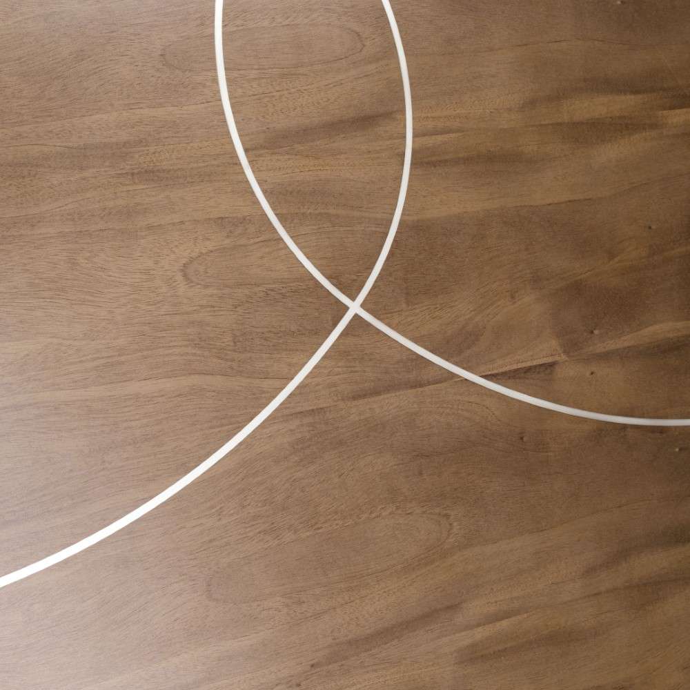 AICO by Michael Amini - VillaÂ Cherie Oval Dining Table - Hazelnut - N9008000-410 veiw 4