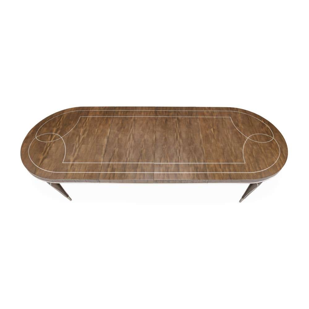 AICO by Michael Amini - VillaÂ Cherie Oval Dining Table - Hazelnut - N9008000-410 veiw 5