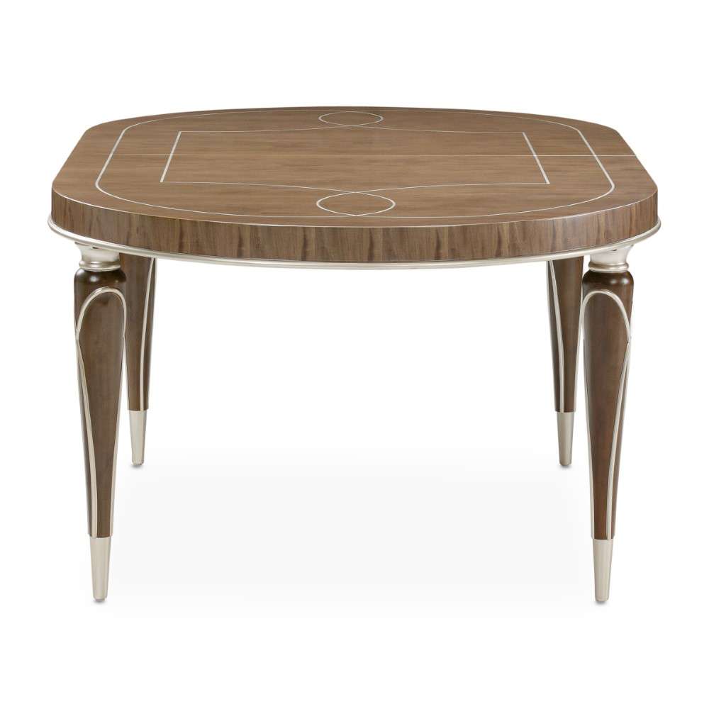 AICO by Michael Amini - VillaÂ Cherie Oval Dining Table - Hazelnut - N9008000-410 veiw 8
