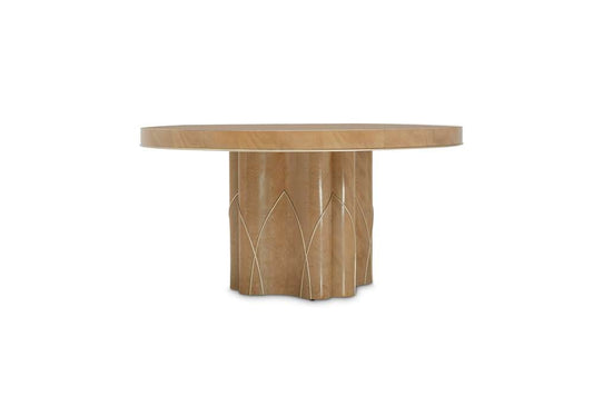 AICO by Michael Amini - Villa Cherie Round Dining Table - Caramel - N9008001-134 veiw 1