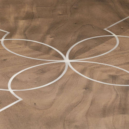 AICO by Michael Amini - VillaÂ Cherie Round Dining Table - Hazelnut - N9008001-410 veiw 7