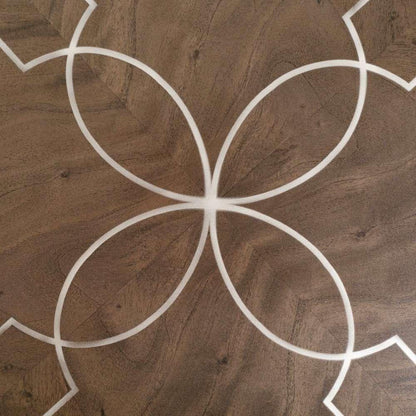 AICO by Michael Amini - VillaÂ Cherie Round Dining Table - Hazelnut - N9008001-410 veiw 8