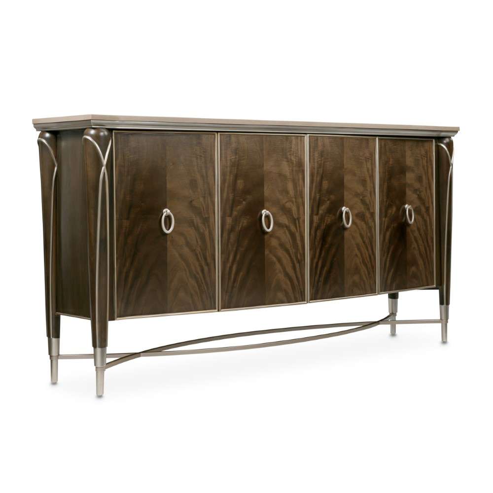 AICO by Michael Amini - VillaÂ Cherie Sideboard - Hazelnut - N9008007SA-410 veiw 4