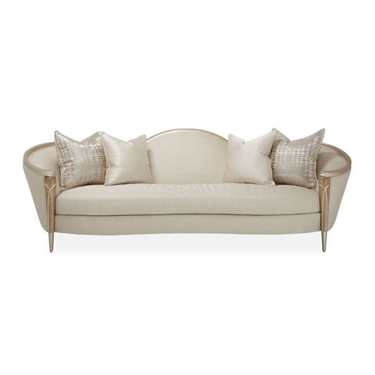 AICO by Michael Amini - Villa Cherie Sofa - Pearl/Caramel - N9008815-PEARL-134 veiw 2