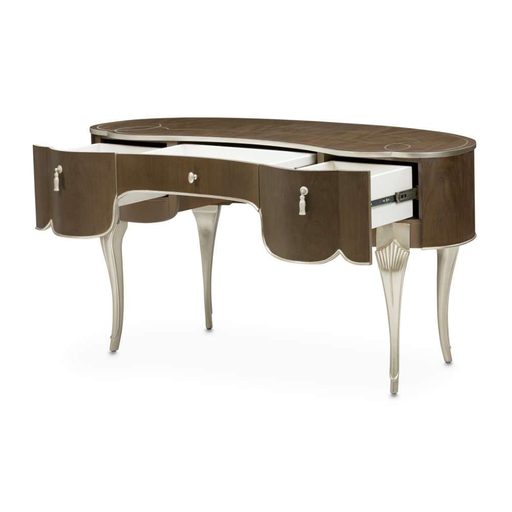 AICO by Michael Amini - VillaÂ Cherie Vanity - Hazelnut - N9008058-410 veiw 2