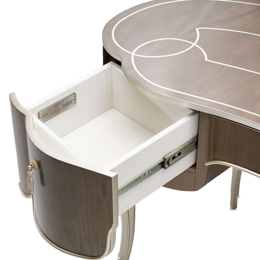 AICO by Michael Amini - VillaÂ Cherie Vanity - Hazelnut - N9008058-410 veiw 4