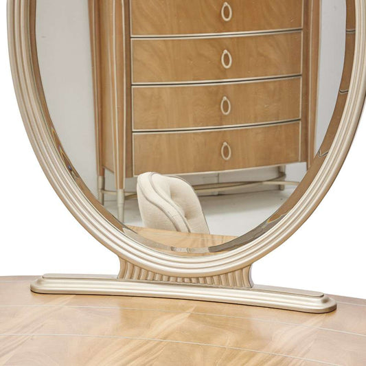 AICO by Michael Amini - Villa Cherie Vanity Mirror - Chardonnay - N9008068-822 veiw 2