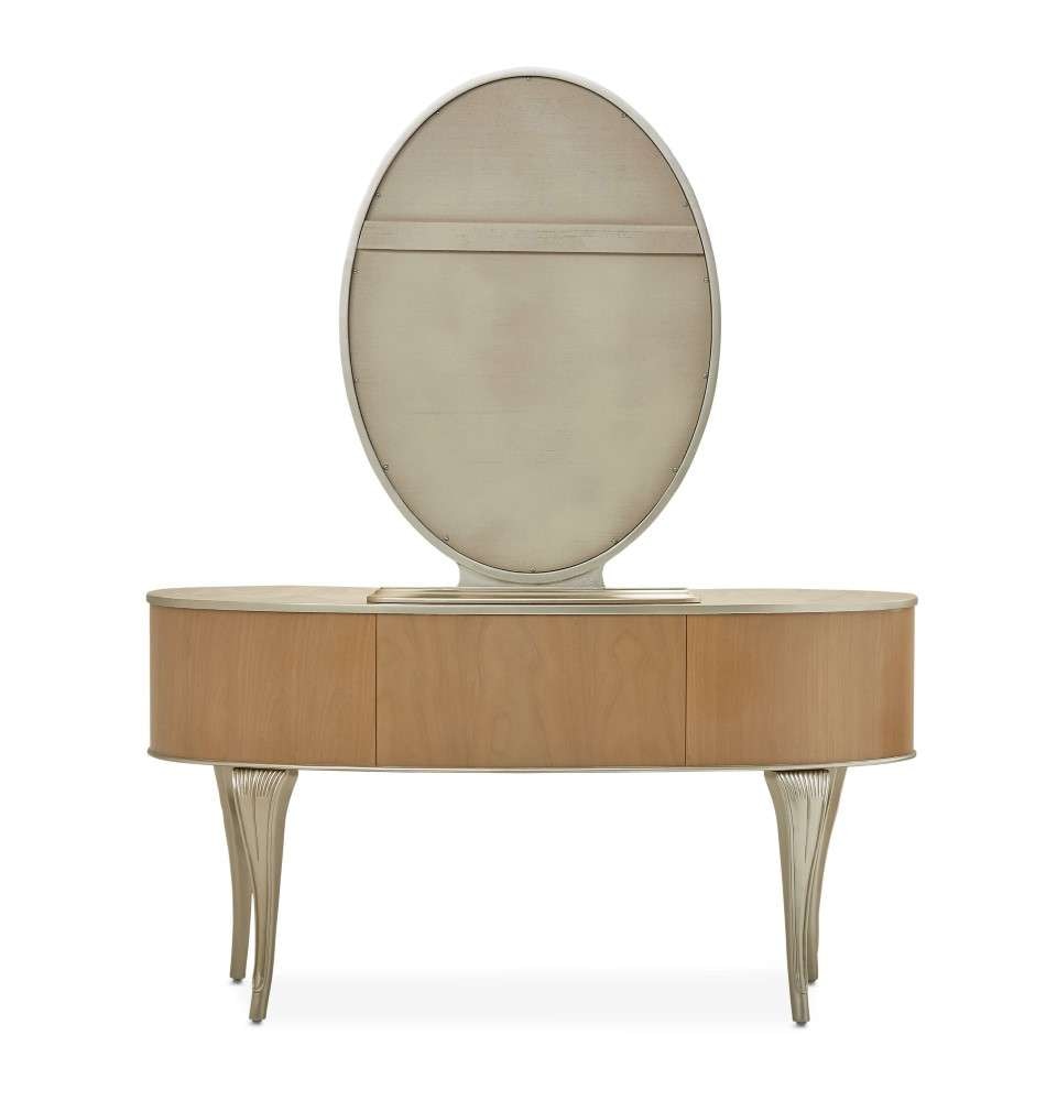 AICO by Michael Amini - Villa Cherie Vanity Mirror - Chardonnay - N9008068-822 veiw 7