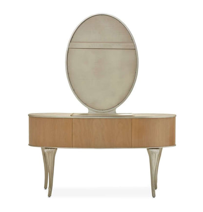 AICO by Michael Amini - Villa Cherie Vanity Mirror - Chardonnay - N9008068-822 veiw 7
