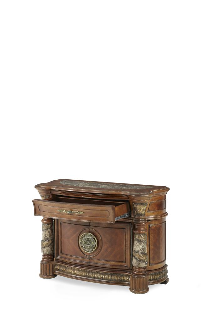 AICO by Michael Amini - Villa Valencia Bachelors Chest in Classic Chestnut - 72042-55 veiw 2