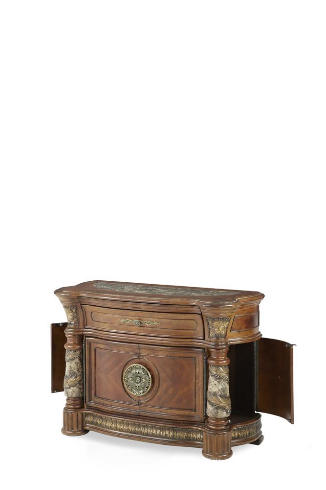 AICO by Michael Amini - Villa Valencia Bachelors Chest in Classic Chestnut - 72042-55 veiw 5