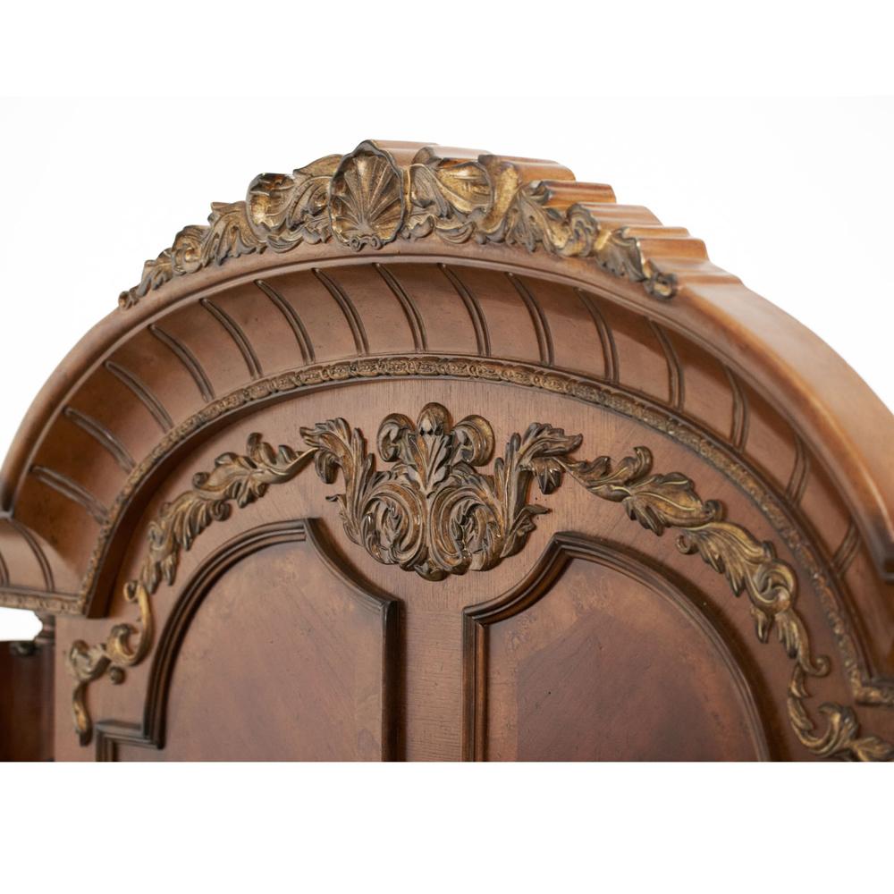 AICO by Michael Amini - Villa Valencia King Poster Bed in Classic Chestnut - 72000EKP-55 veiw 4