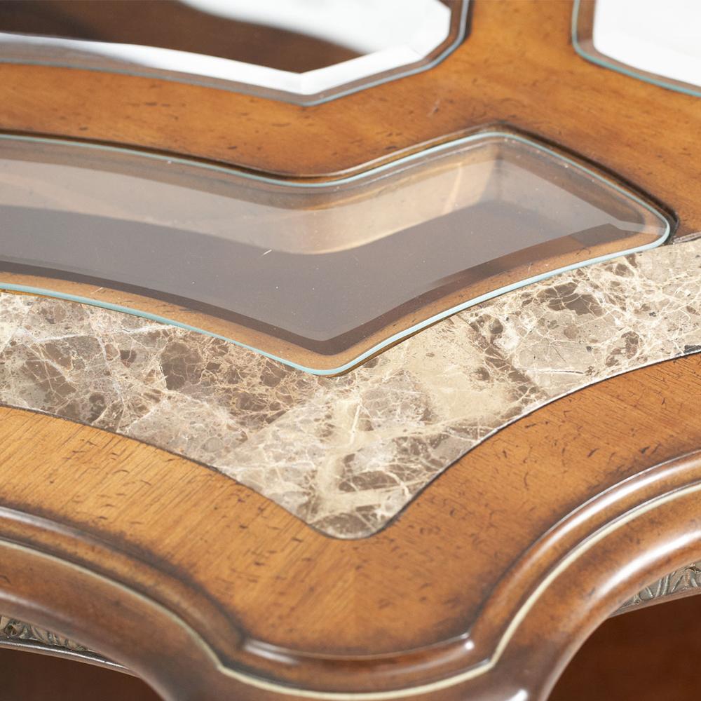 AICO by Michael Amini - Villa Valencia Rect. Cocktail Table in Classic Chestnut - 72201-55 veiw 4