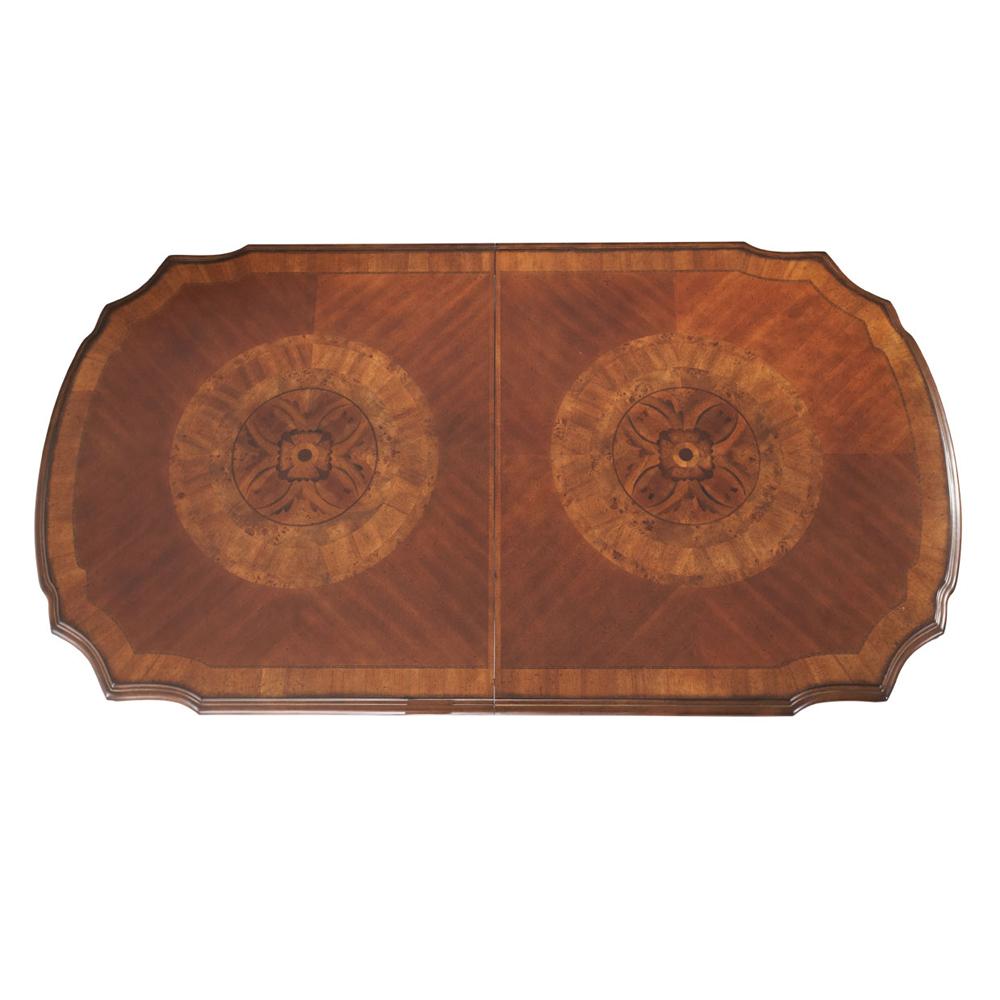 AICO by Michael Amini - Villa Valencia Rect. Dining Table in Classic Chestnut - 72002-55 veiw 3