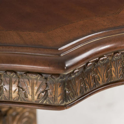 AICO by Michael Amini - Villa Valencia Rect. Dining Table in Classic Chestnut - 72002-55 veiw 4