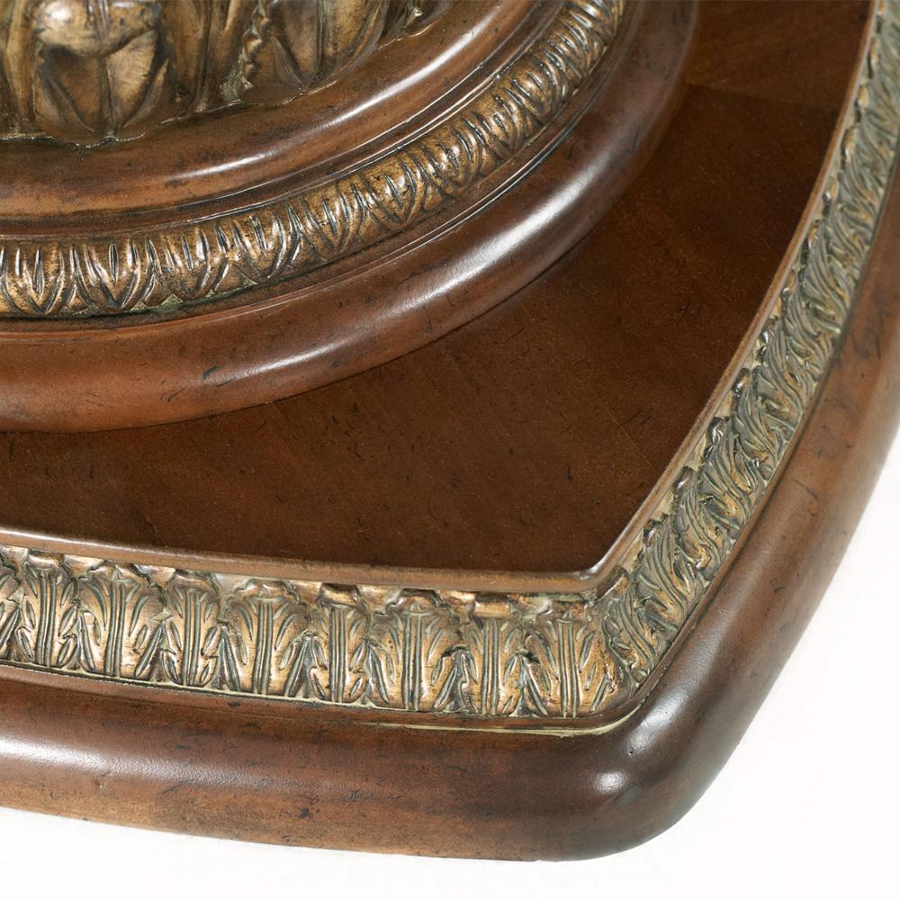 AICO by Michael Amini - Villa Valencia Rect. Dining Table in Classic Chestnut - 72002-55 veiw 7