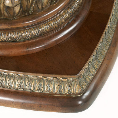 AICO by Michael Amini - Villa Valencia Rect. Dining Table in Classic Chestnut - 72002-55 veiw 7