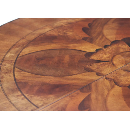 AICO by Michael Amini - Villa Valencia Round Dining Table in Classic Chestnut - 72001-55 veiw 6
