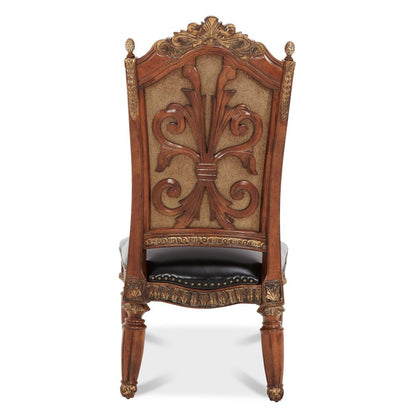 AICO by Michael Amini - Villa Valencia Side Chair in Classic Chestnut (Set of 2) - 72003-55 veiw 2