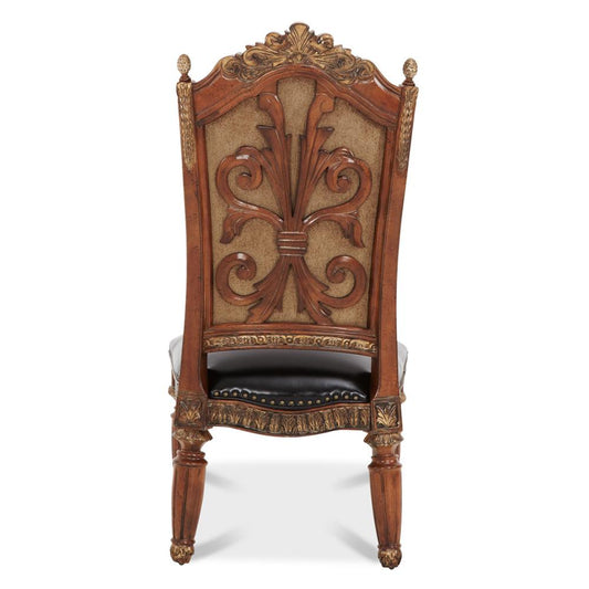 AICO by Michael Amini - Villa Valencia Side Chair in Classic Chestnut (Set of 2) - 72003-55 veiw 2