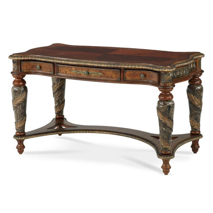 AICO by Michael Amini - Villa Valencia Writing Desk in Classic Chestnut - 72277-55 veiw 1