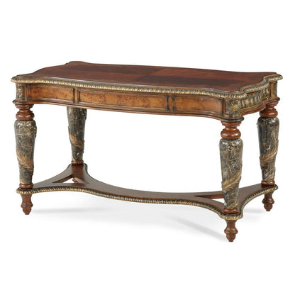 AICO by Michael Amini - Villa Valencia Writing Desk in Classic Chestnut - 72277-55 veiw 3