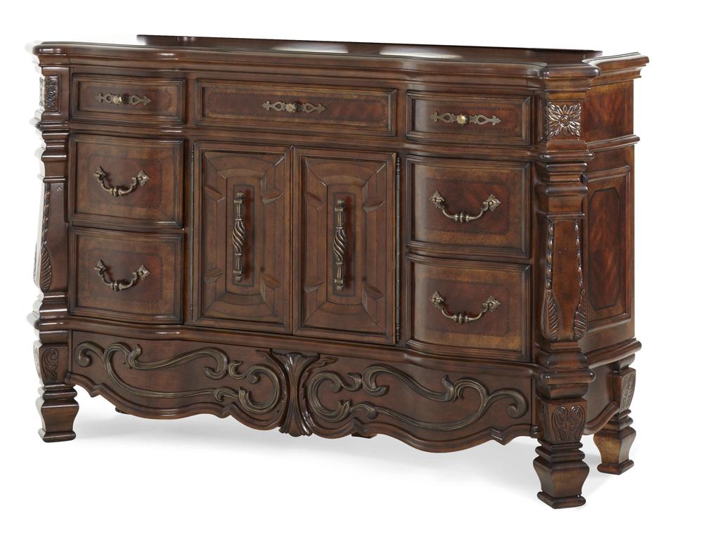 AICO by Michael Amini - Windsor Court Dresser in Vintage Fruitwood - 70050SA-54 veiw 1