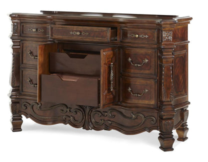AICO by Michael Amini - Windsor Court Dresser in Vintage Fruitwood - 70050SA-54 veiw 5