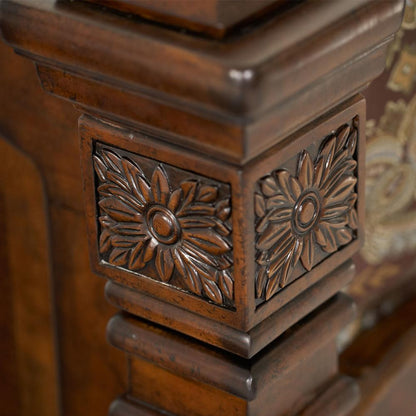 AICO by Michael Amini - Windsor Court King Mansion Bed in Vintage Fruitwood - 70000EKMB-54 veiw 6