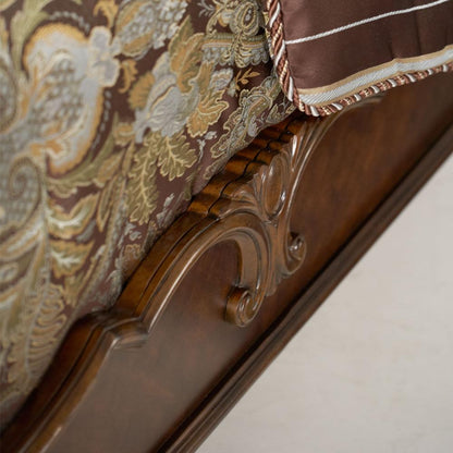 AICO by Michael Amini - Windsor Court King Mansion Bed in Vintage Fruitwood - 70000EKMB-54 veiw 7