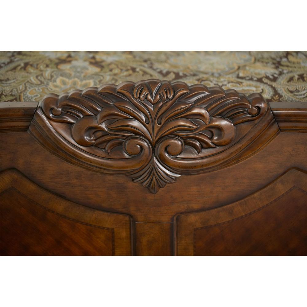 AICO by Michael Amini - Windsor Court King Mansion Bed in Vintage Fruitwood - 70000EKMB-54 veiw 8