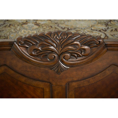 AICO by Michael Amini - Windsor Court King Mansion Bed in Vintage Fruitwood - 70000EKMB-54 veiw 8