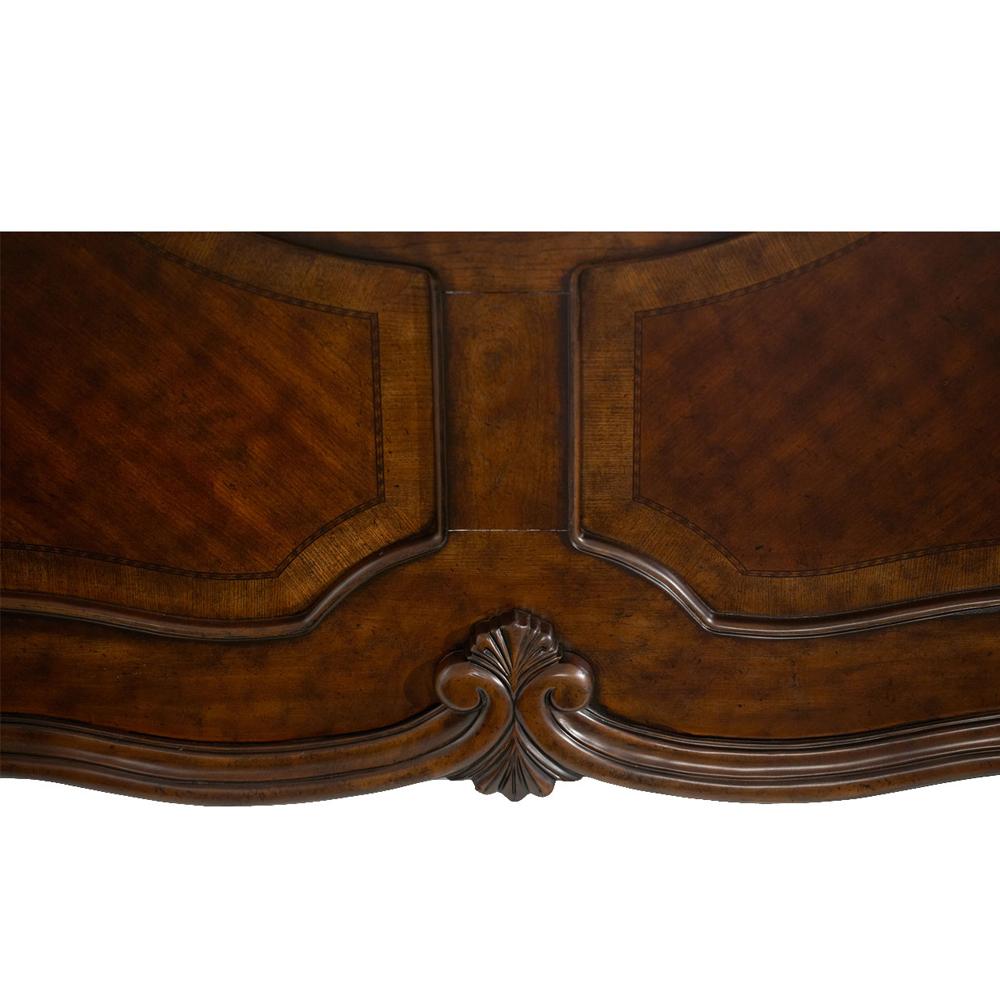 AICO by Michael Amini - Windsor Court King Mansion Bed in Vintage Fruitwood - 70000EKMB-54 veiw 9
