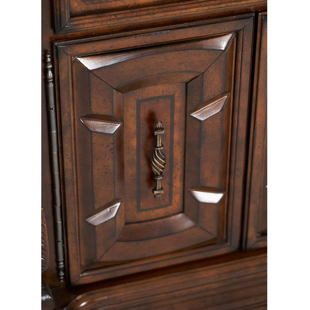 AICO by Michael Amini - Windsor Court Sideboard in Vintage Fruitwood - 70007-54 veiw 6